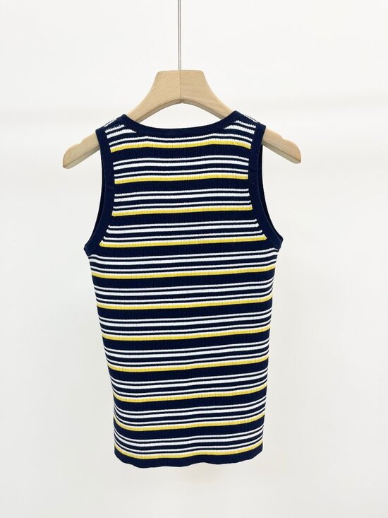 Miu Miu Orange Striped Camisole
